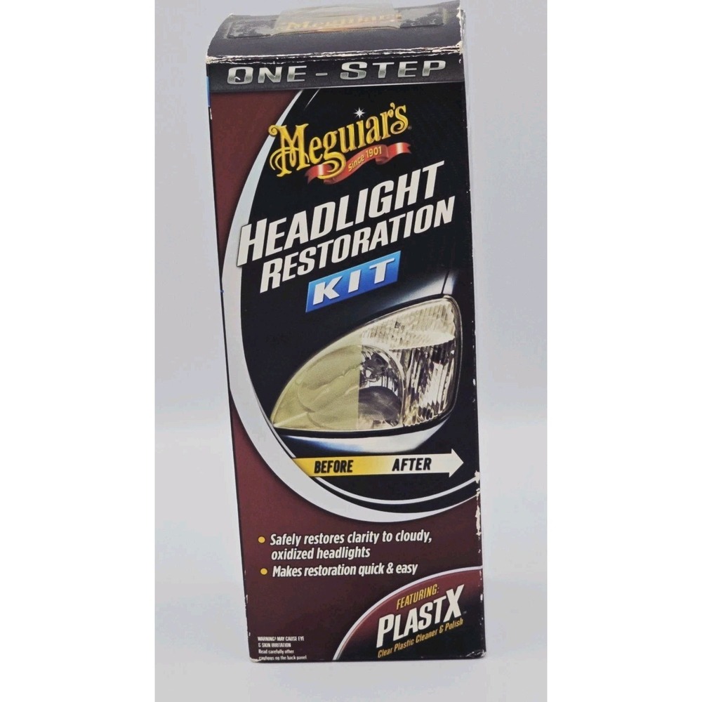 MEGUIARS HEADLIGHT RESTORATION KIT New Without Microfiber Towel